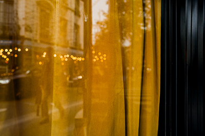 Rideau jaune n°1